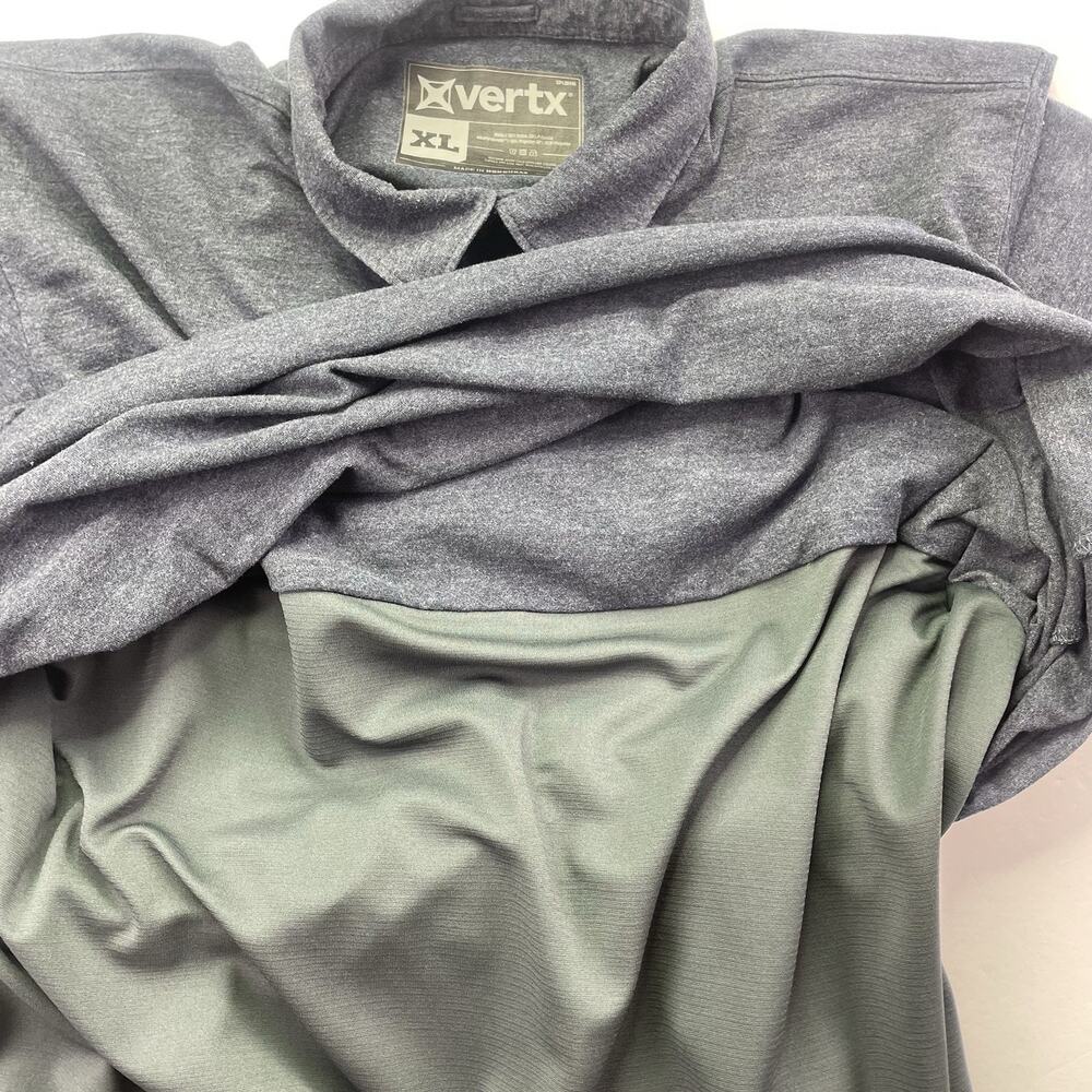 Vertx Shirt Men's XL Polo Gray Concealed Carry Assessor Performance Short Sleeve - Picture 4 of 7